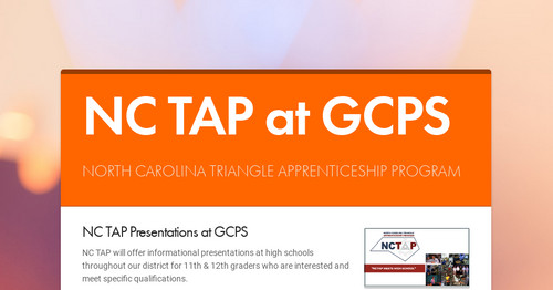 NC TAP at GCPS