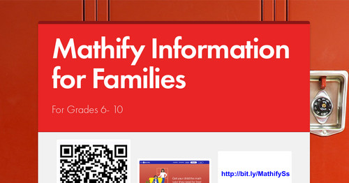 Mathify Information for Families