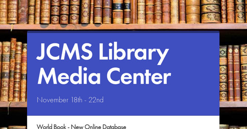 JCMS Library Media Center