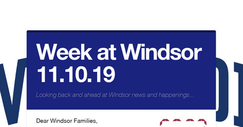 Week at Windsor 11.10.19