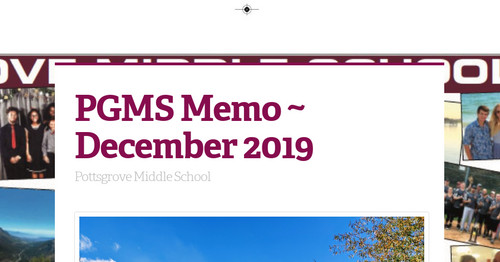 PGMS Memo ~ December 2019