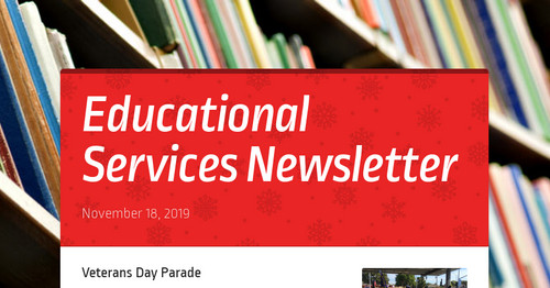 Educational Services Newsletter