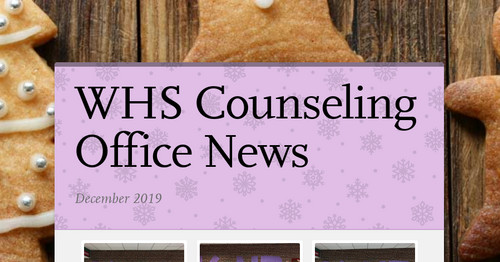 WHS Counseling Office News