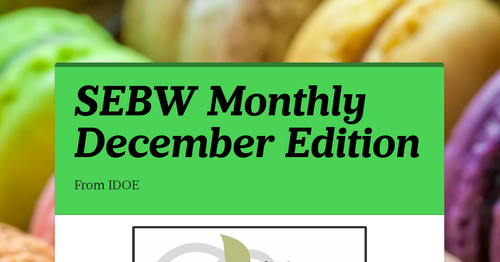 SEBW Monthly December Edition