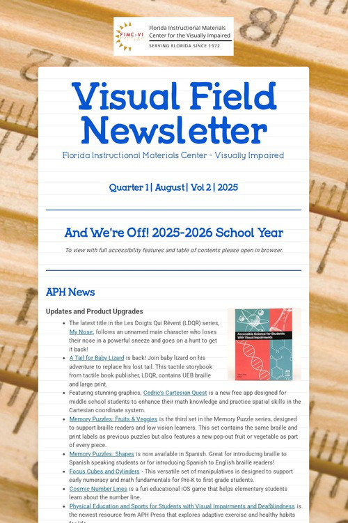 Visual Field Newsletter