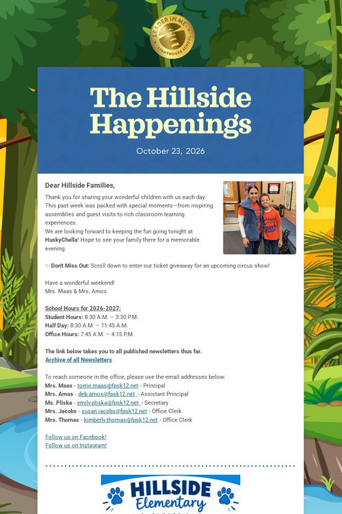 The Hillside Happenings
