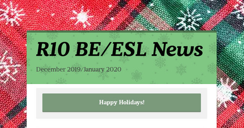 R10 BE/ESL News