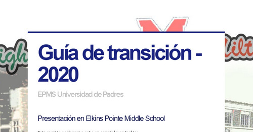 Guía de transición - 2020