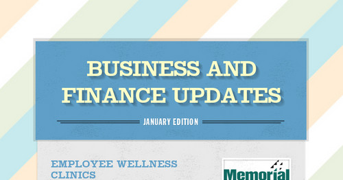 Business and Finance Updates