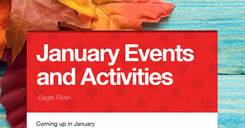 January Events and Activities