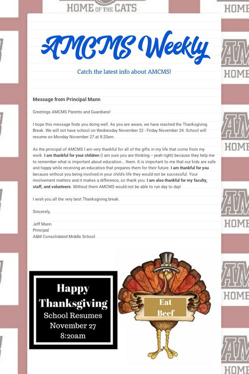 AMCMS Weekly