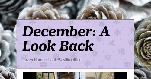 December: A Look Back