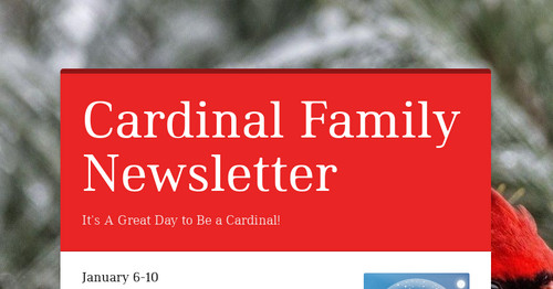 Cardinal Family Newsletter