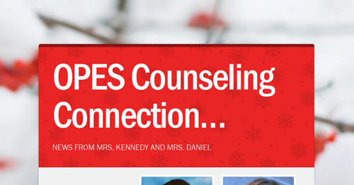 Counseling Connection…