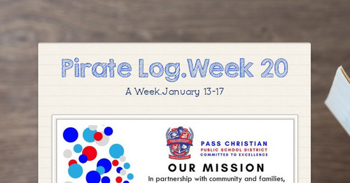 Pirate Log.Week 20