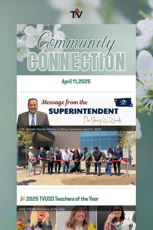 TVUSD COMMUNITY CONNECTION