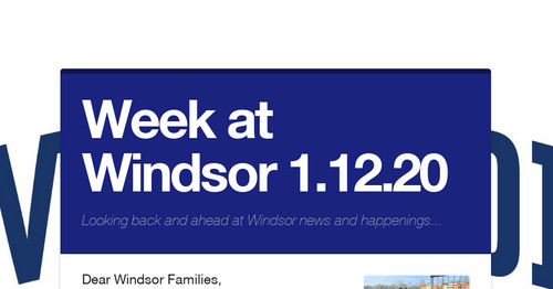 Week at Windsor 1.12.20