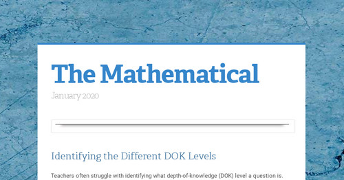 The Mathematical