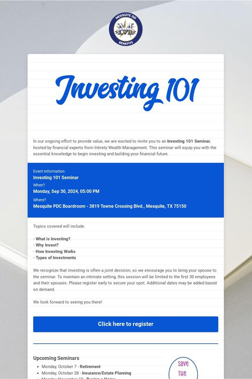 Investing 101