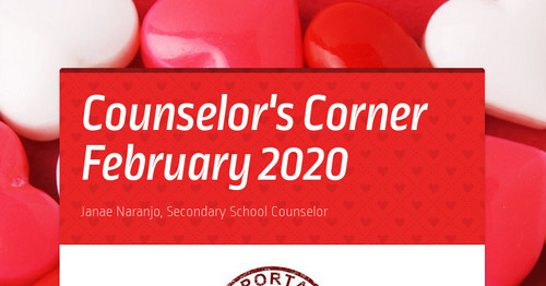 Counselor's Corner February 2020