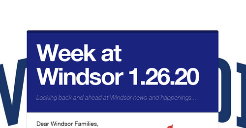 Week at Windsor 1.26.20