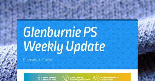 Glenburnie PS Weekly Update