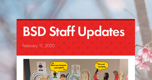 BSD Staff Updates
