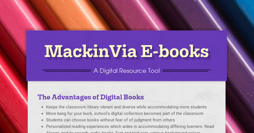 MackinVia E-books