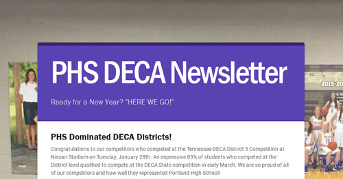PHS DECA Newsletter