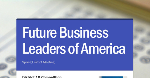 Future Business Leaders of America