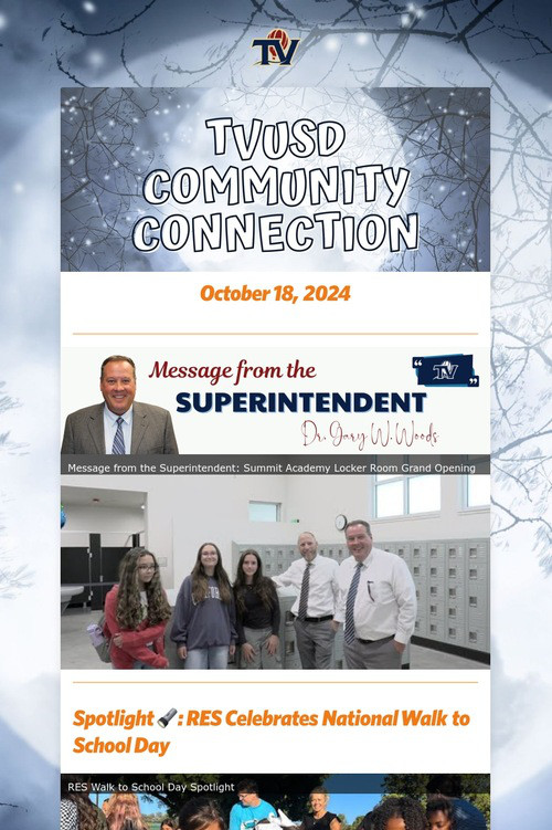 TVUSD COMMUNITY CONNECTION