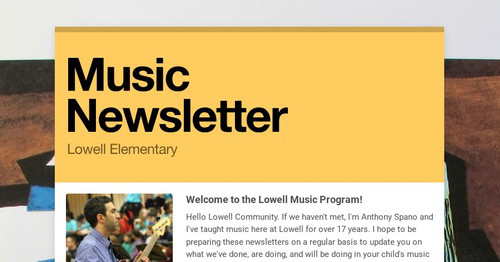 Music Newsletter