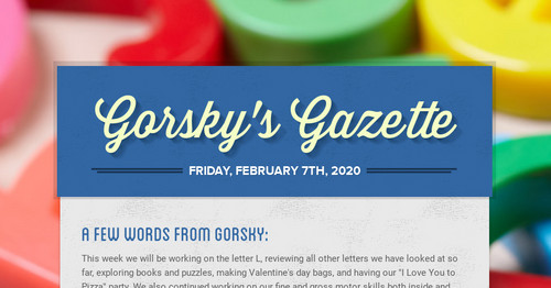 Gorsky's Gazette