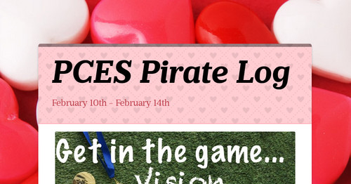 PCES Pirate Log