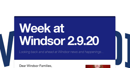 Week at Windsor 2.9.20