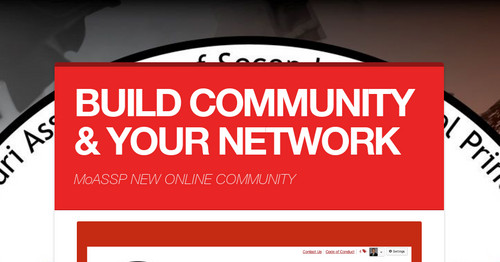 BUILD COMMUNITY & YOUR NETWORK
