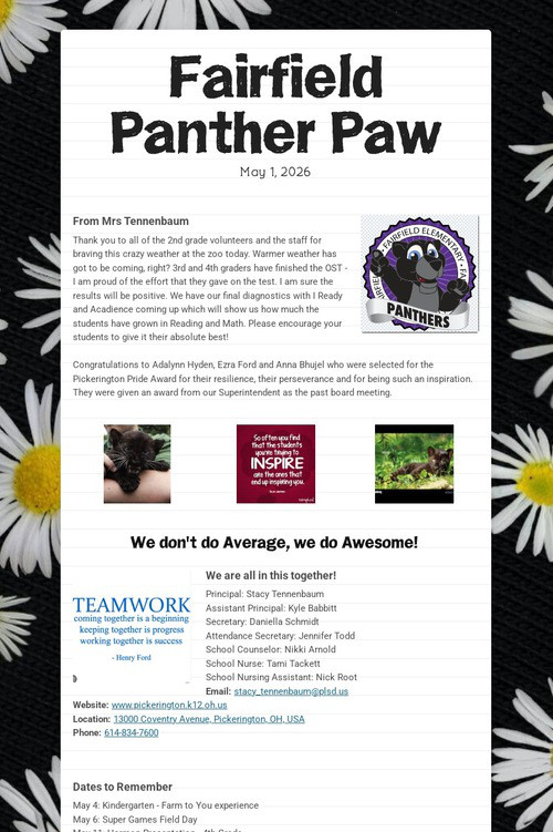 Fairfield Panther Paw