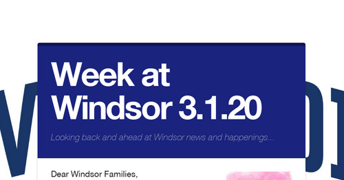 Week at Windsor 3.1.20