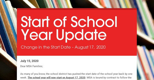 Schooling Update Design newsletters to spread the word online | Smore