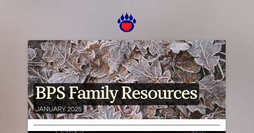 BPS Family Resource