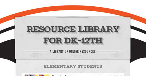 Resource Library for DK-12th