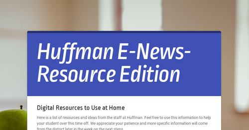 Huffman E-News- Resource Edition