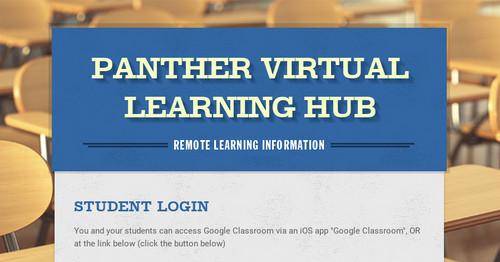 Panther Virtual Learning Hub