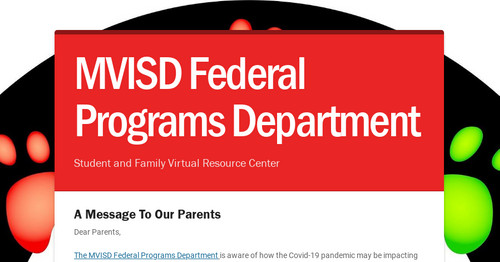 MVISD Federal Programs Department