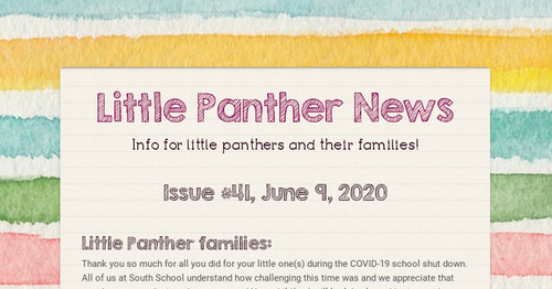 Little Panther News