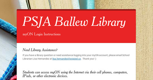 PSJA Ballew Library