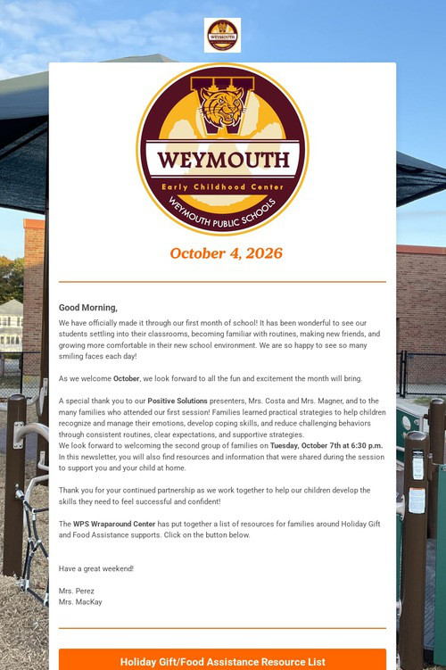 Weymouth Early Childhood Center