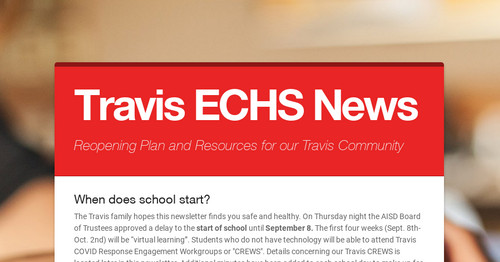 Travis Student News