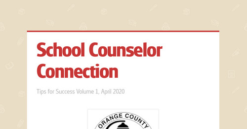 School Counselor Connection