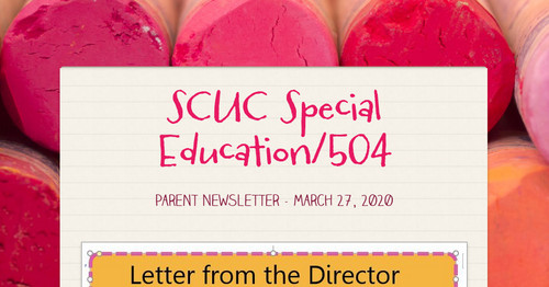 SCUC Special Education/504